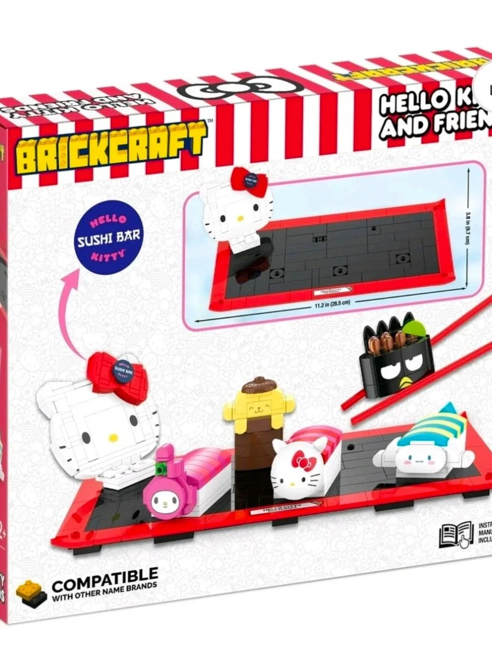 Brickcraft Sanrio Hello Kitty & Friends SushiPlatter Building Set